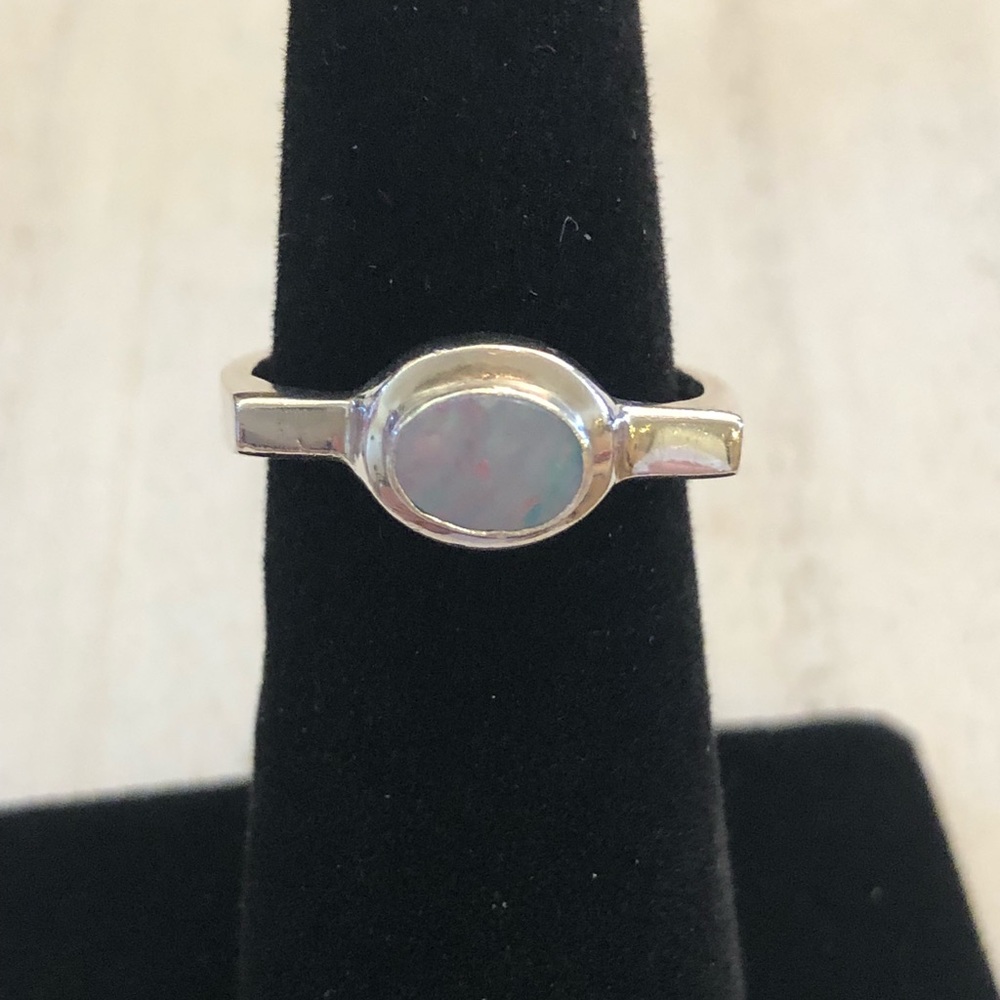 Simple Elegant Opal Ring - image 1